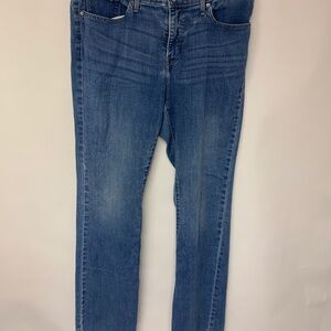 Levi’s 315 Shaping Women’s 33x35 Bootcut Distressed Causal Light Wash Blue